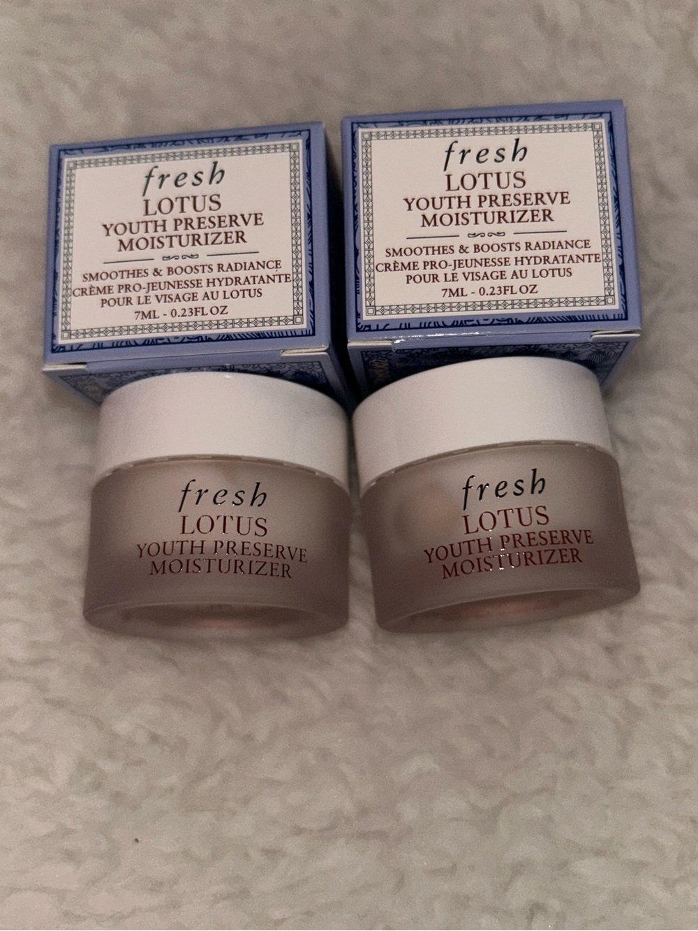 Fresh Lotus Youth Preserve Moisturizer 2 Pack NEW